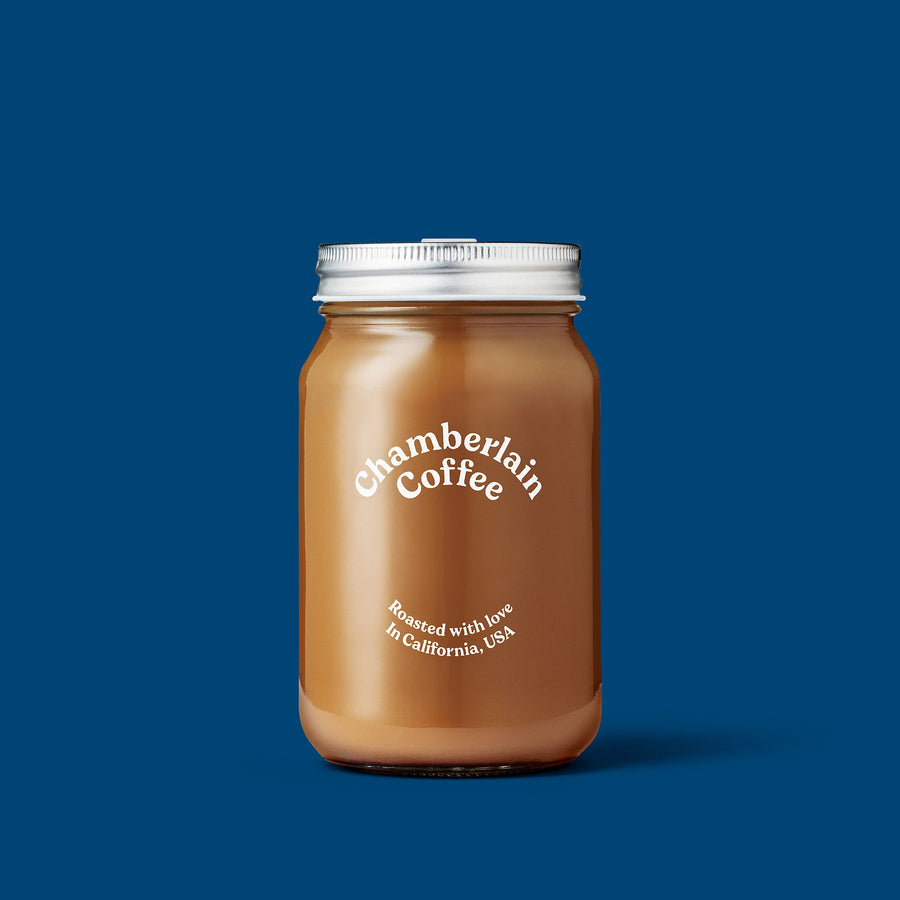 chamberlain coffee round cold brew mason jar