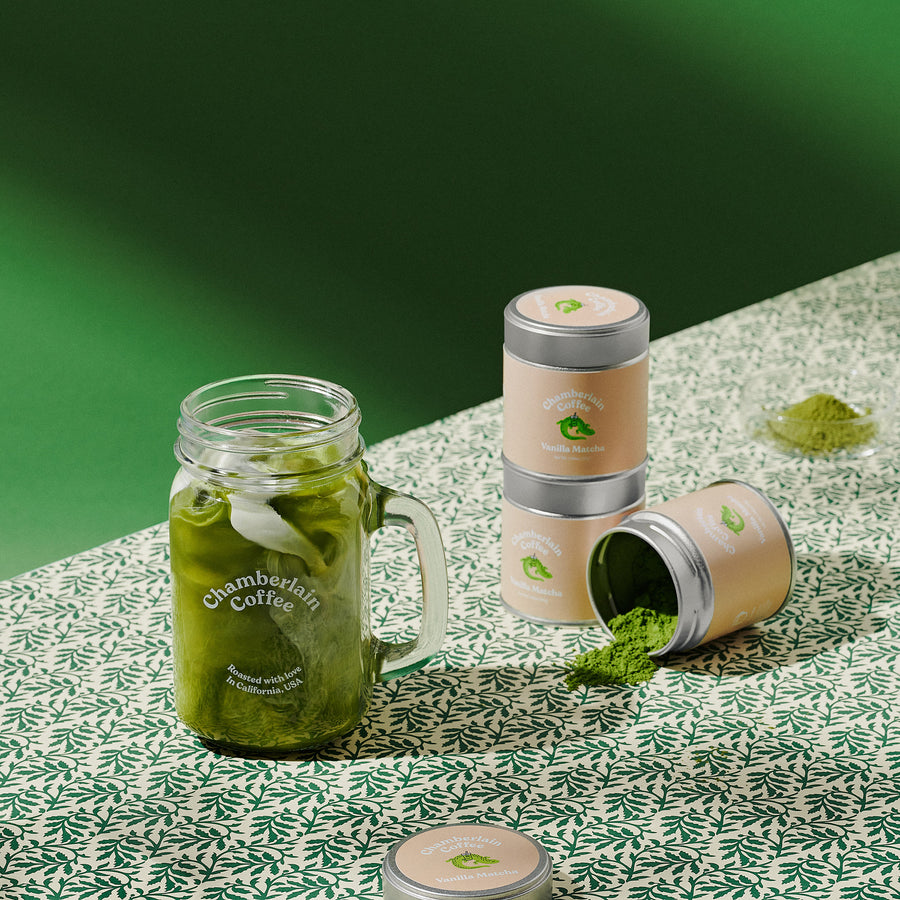 vanilla matcha green tea powder