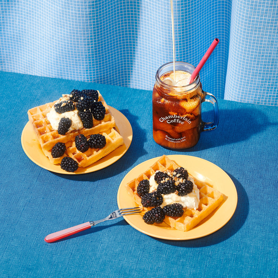 chamberlain coffee square cold brew mason jar