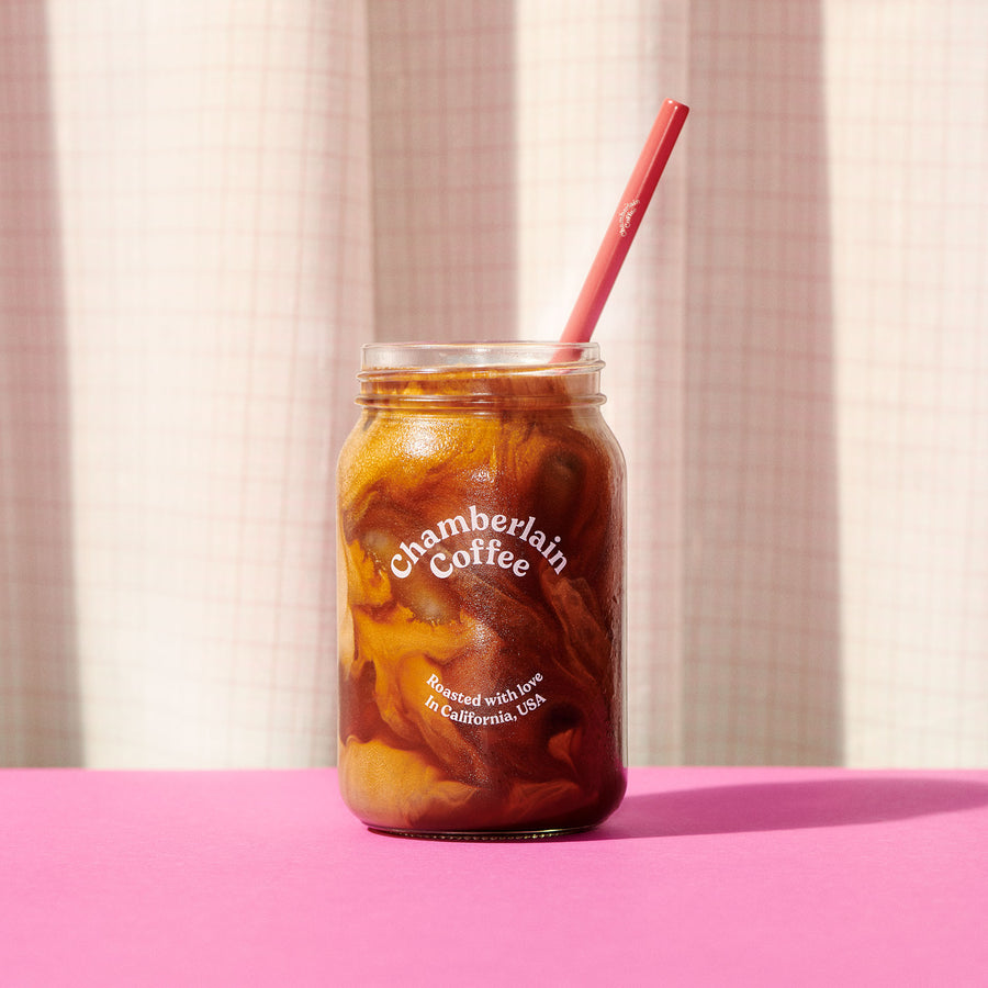 chamberlain coffee large cold brew mason jar