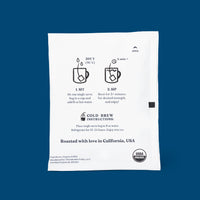 original family blend medium roast cold brew coffee singles