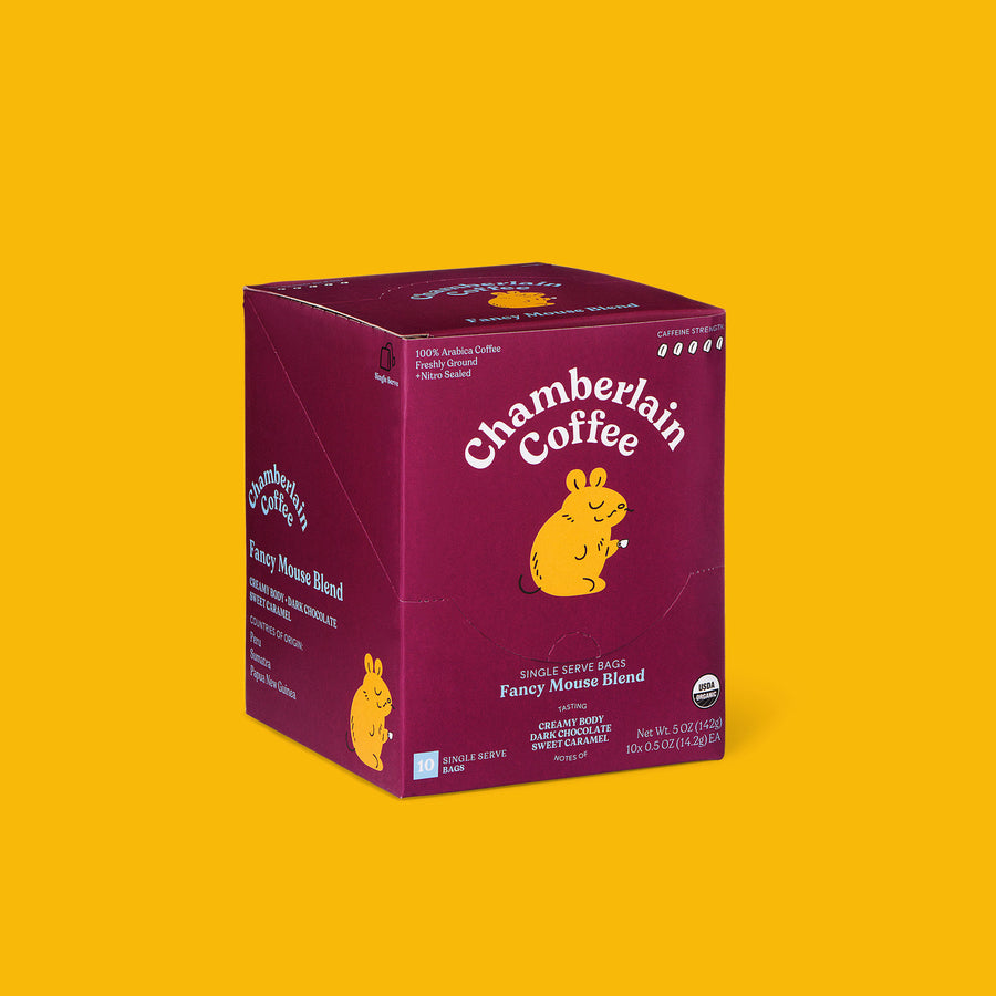 fancy mouse espresso cold brew coffee singles