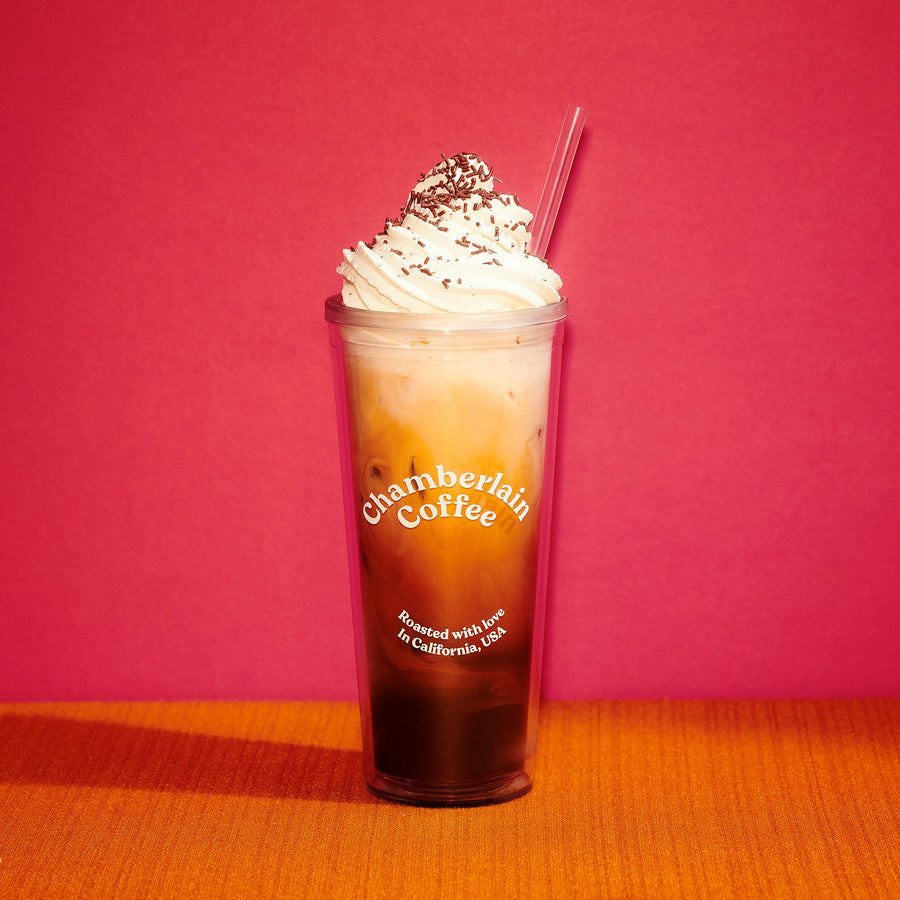 chamberlain coffee transparent tumbler