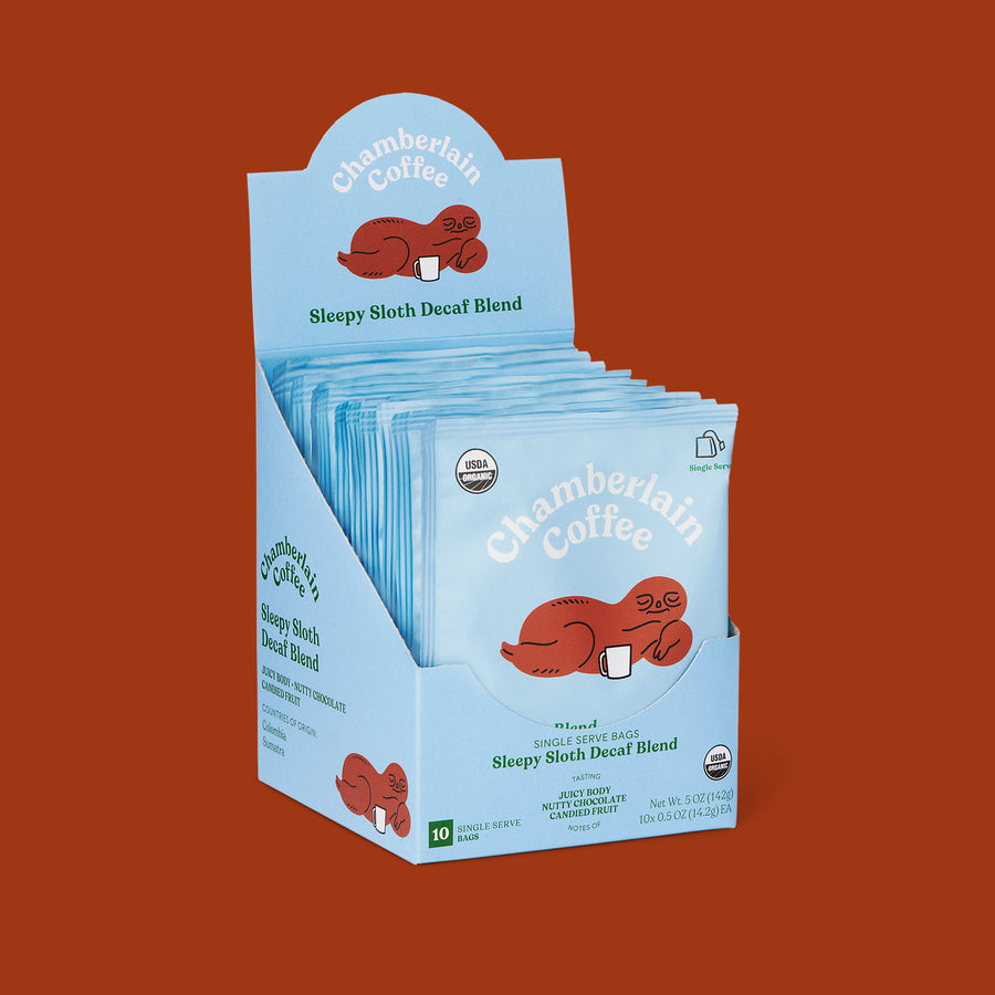 sleepy sloth cold brew coffee singles