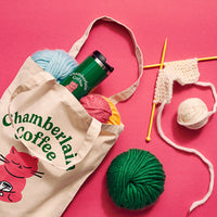 chamberlain coffee careless cat tote bag