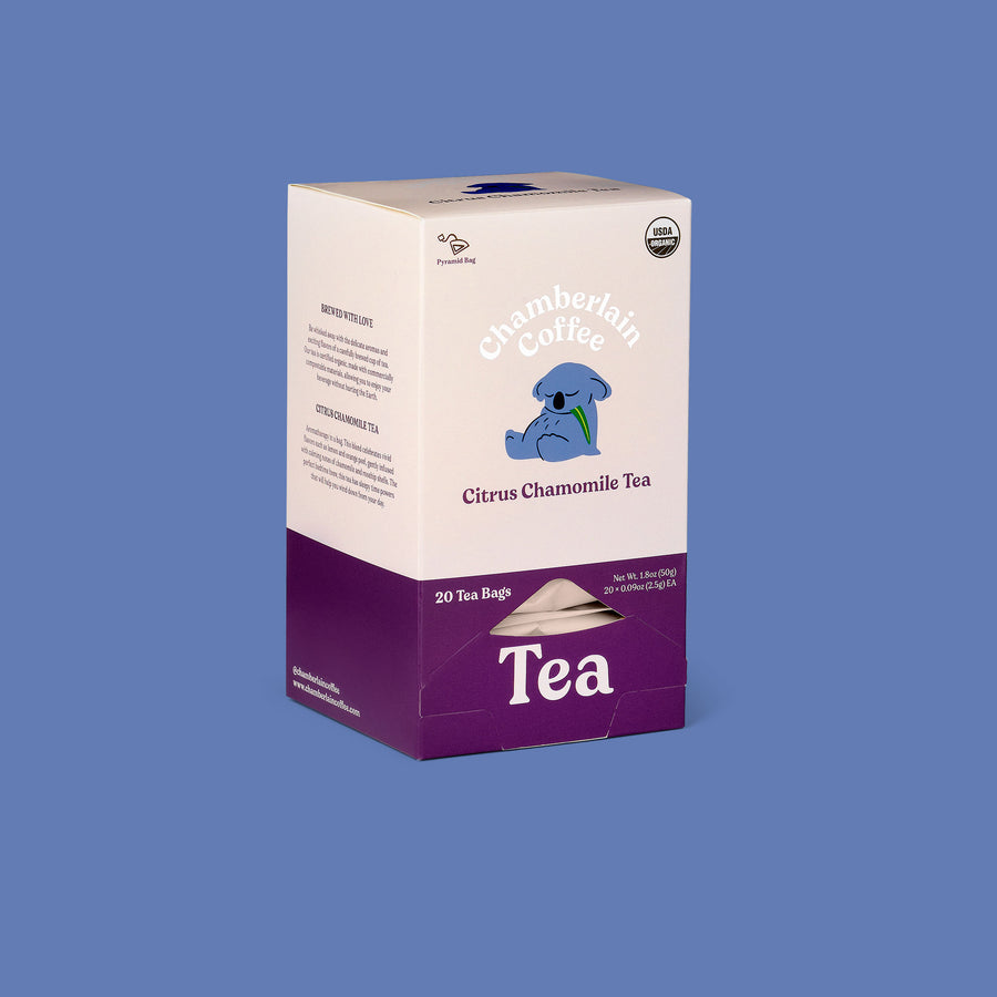 citrus chamomile tea bags