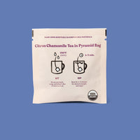 citrus chamomile tea bags