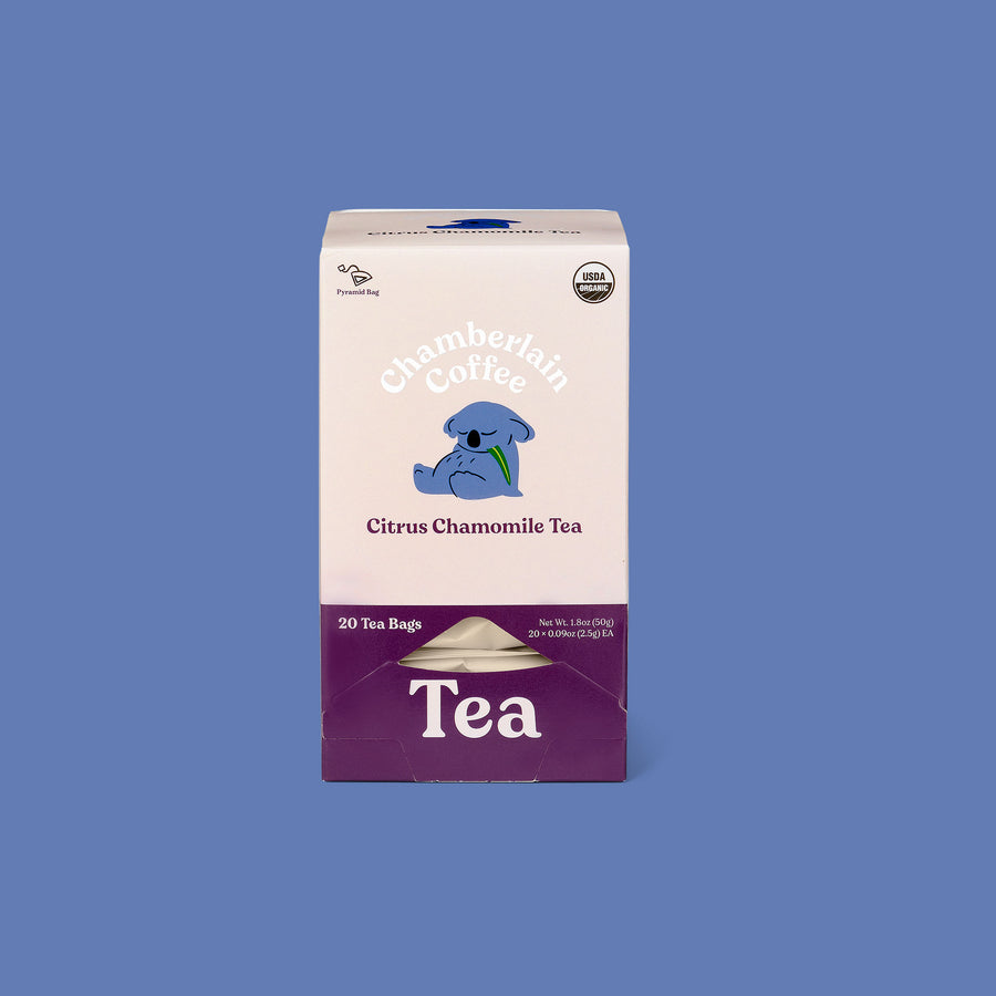 citrus chamomile tea bags