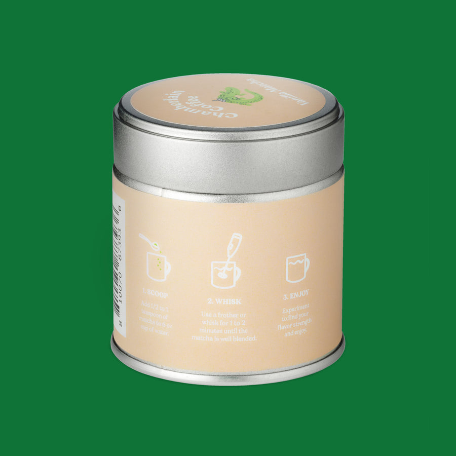 vanilla matcha green tea powder