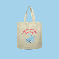 chamberlain coffee social dog tote bag
